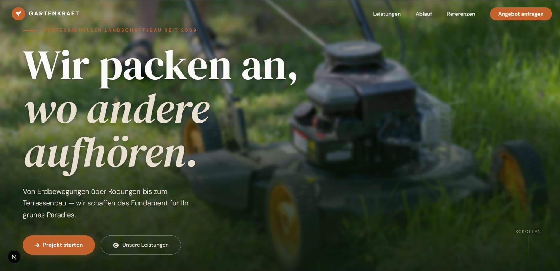 Vorschau der Website: Gartenwunder